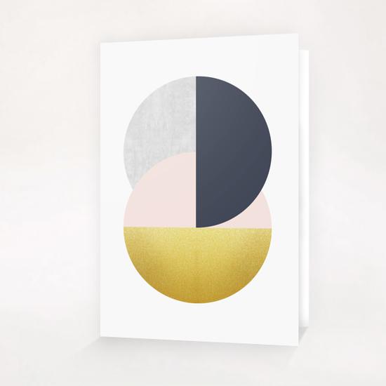 Golden and geometric art Greeting Card & Postcard by Vitor Costa