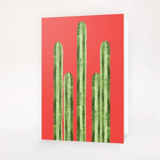 Mexican cacti Greeting Card & Postcard by Vitor Costa