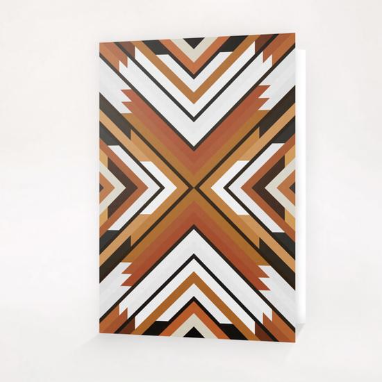 Dynamic geometric pattern I Greeting Card & Postcard by Vitor Costa