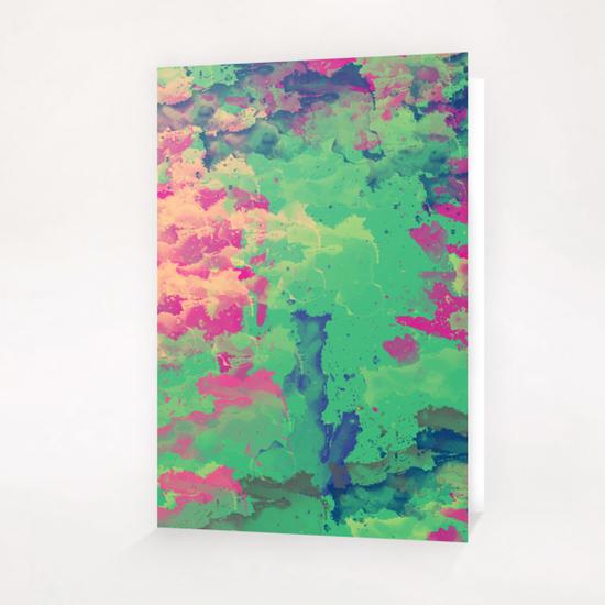 Abstract painting X 0.4 Greeting Card & Postcard by Amir Faysal
