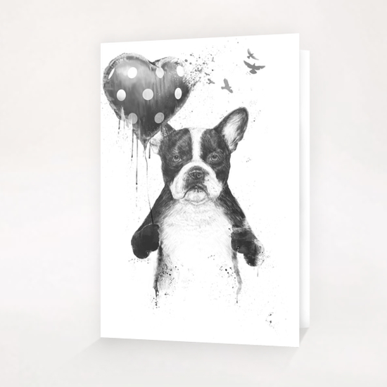 My heart goes boom Greeting Card & Postcard by Balazs Solti