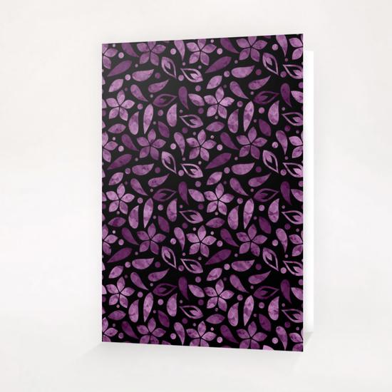 LOVELY FLORAL PATTERN X 0.2 Greeting Card & Postcard by Amir Faysal
