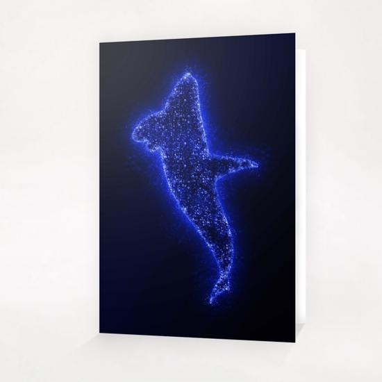Splash Whale Greeting Card & Postcard by Amir Faysal