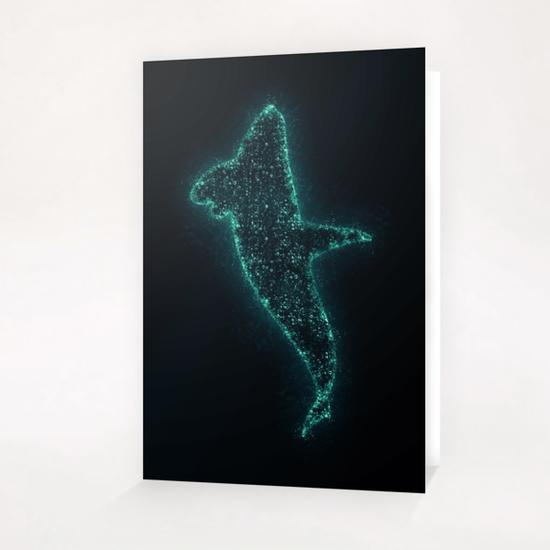 Splash Whale X 0.3 Greeting Card & Postcard by Amir Faysal