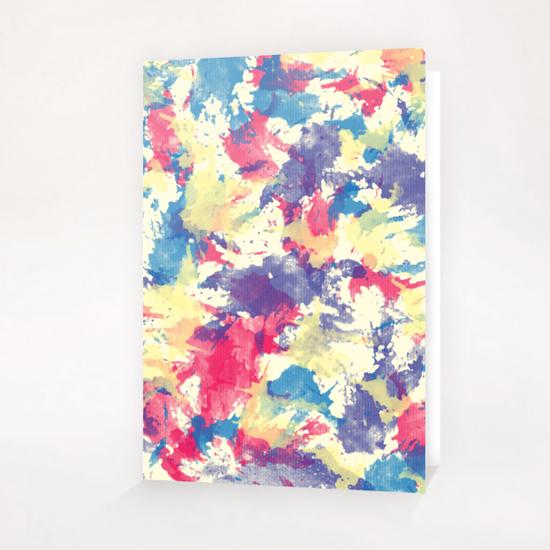 Abstract painting Greeting Card & Postcard by Amir Faysal