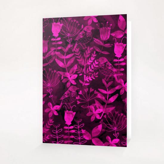 Abstract Botanical Garden X 0.2 Greeting Card & Postcard by Amir Faysal