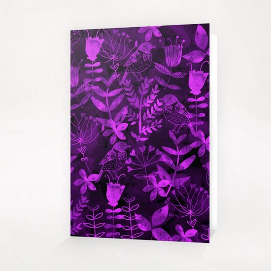 Abstract Botanical Garden X 0.1 Greeting Card & Postcard by Amir Faysal