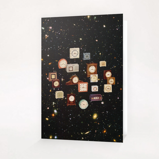 Space-time Greeting Card & Postcard by Lerson