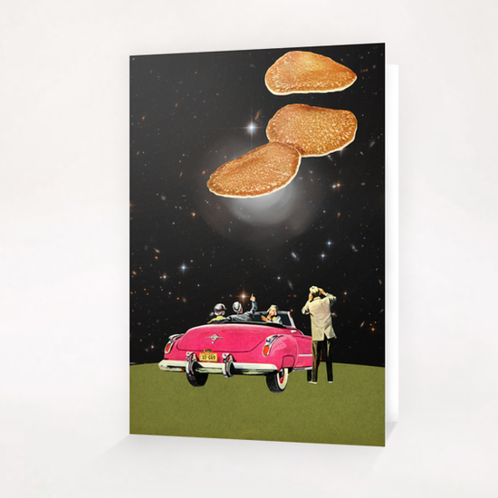 Unidentified flying object Greeting Card & Postcard by Lerson