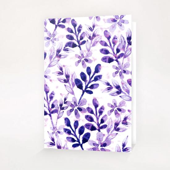Watercolor Floral X 0.3 Greeting Card & Postcard by Amir Faysal