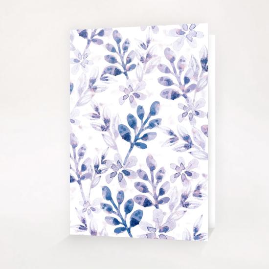 Watercolor Floral X 0.5 Greeting Card & Postcard by Amir Faysal