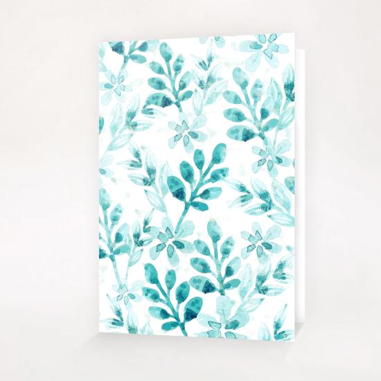 Watercolor Floral X 0.9 Greeting Card & Postcard by Amir Faysal
