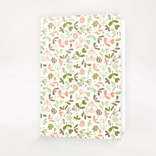 LOVELY FLORAL PATTERN X 0.20 Greeting Card & Postcard by Amir Faysal