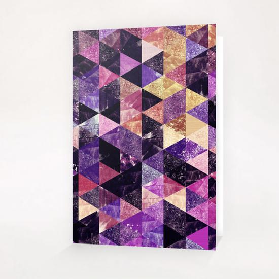 Abstract Geometric Background #11 Greeting Card & Postcard by Amir Faysal
