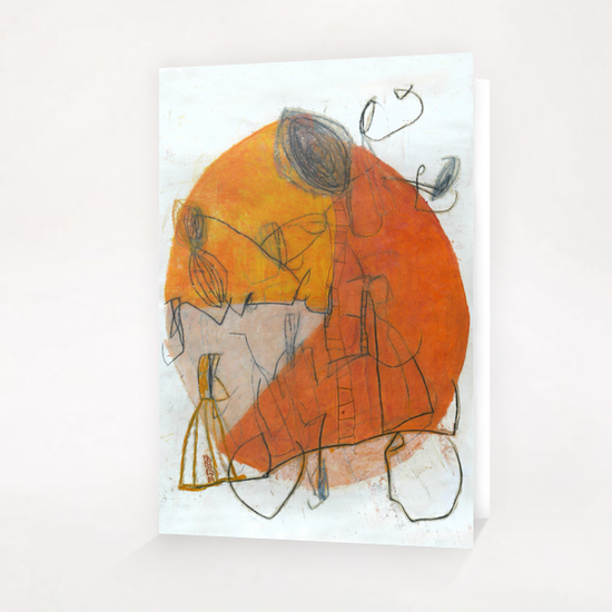 Composition 8 Greeting Card & Postcard by Jean-Noël Bachès