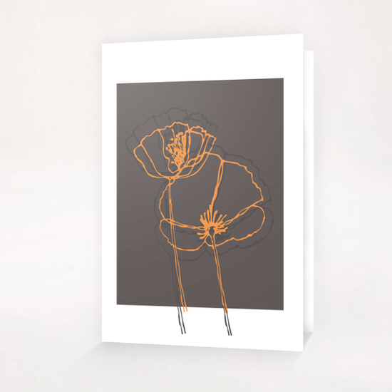 American Poppies 2 Greeting Card & Postcard by Vic Storia