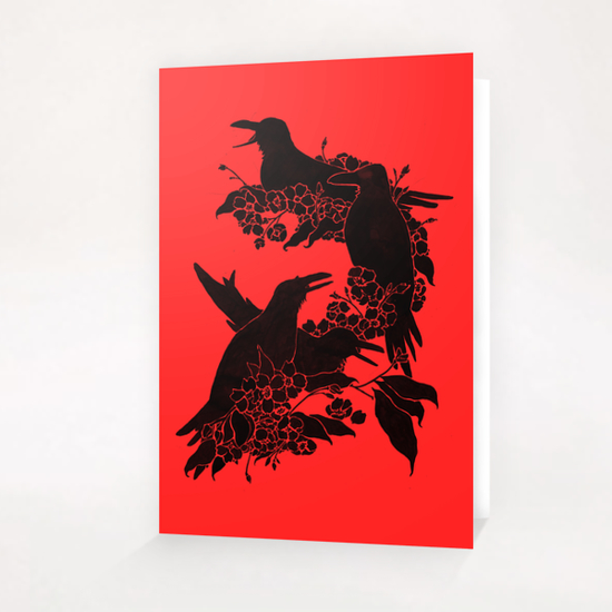 A Feast For Crows Greeting Card & Postcard by Tobias Fonseca