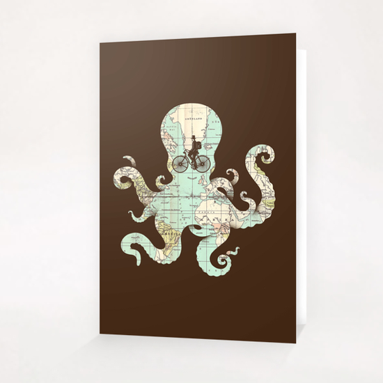 All Around the World Greeting Card & Postcard by Enkel Dika