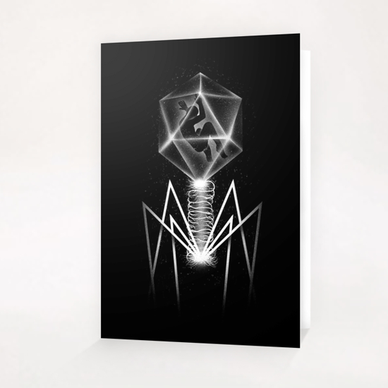 Bacteriophage Greeting Card & Postcard by Tobias Fonseca