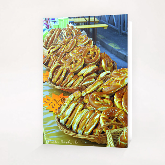 Bretzel (Braderie de Montigny-Les-Metz) Greeting Card & Postcard by Stefan D