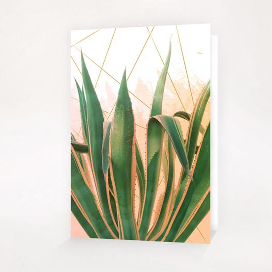 Cactus with geometric Greeting Card & Postcard by mmartabc