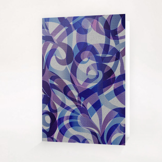 Floral Abstract G4 Greeting Card & Postcard by MedusArt