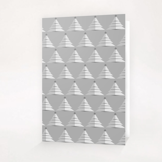 Grey Christmas by PIEL Greeting Card & Postcard by PIEL Design