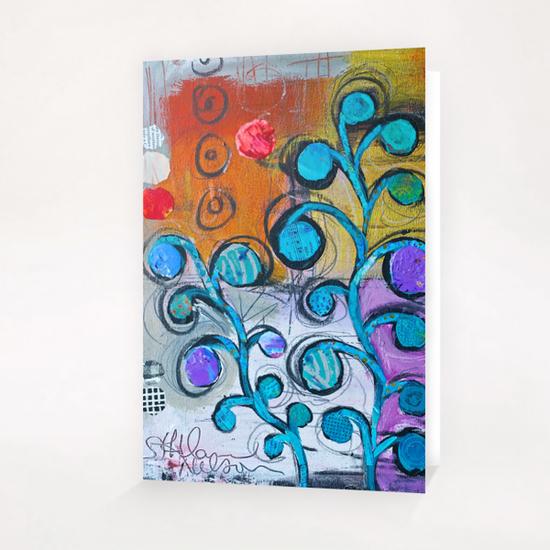 Circle Trees C Greeting Card & Postcard by Elizabeth St. Hilaire