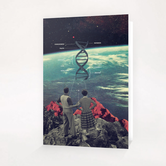 Distance & Eternity Greeting Card & Postcard by Frank Moth
