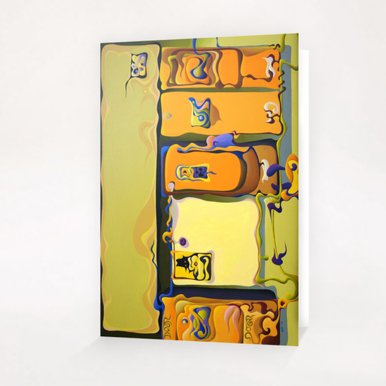 Double Door Power Play Greeting Card & Postcard by Amy Ferrari Art