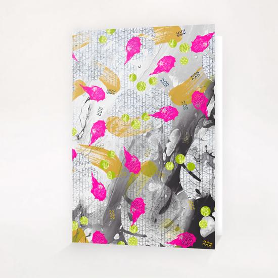 Tropical marble abstract Greeting Card & Postcard by mmartabc