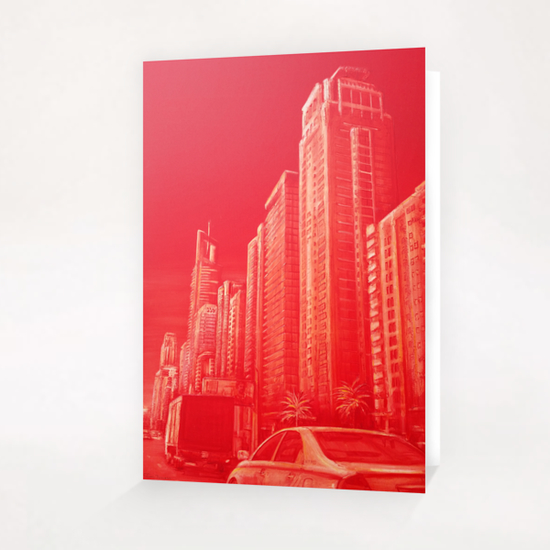 Dubai Street Greeting Card & Postcard by di-tommaso