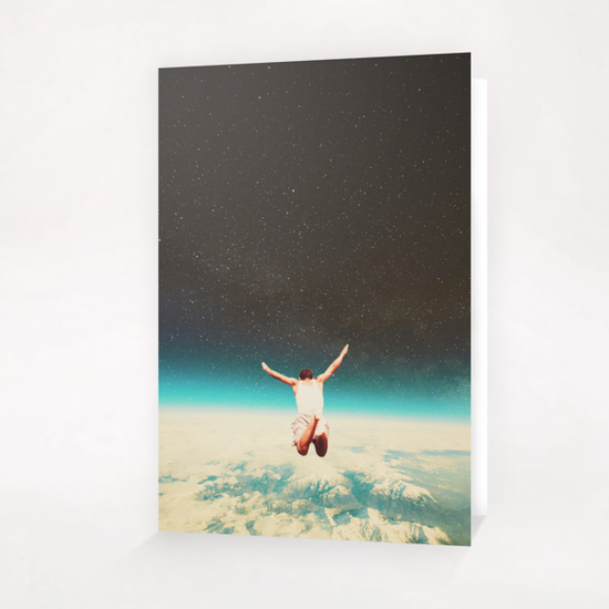 Falling With A Hidden Smile Greeting Card & Postcard by Frank Moth