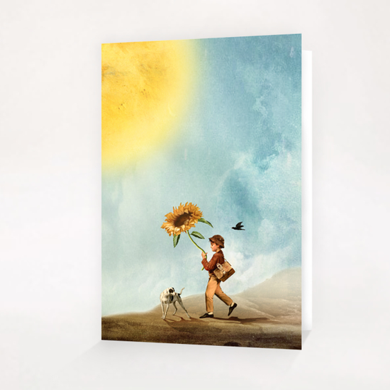 Follow the Sun Greeting Card & Postcard by DVerissimo