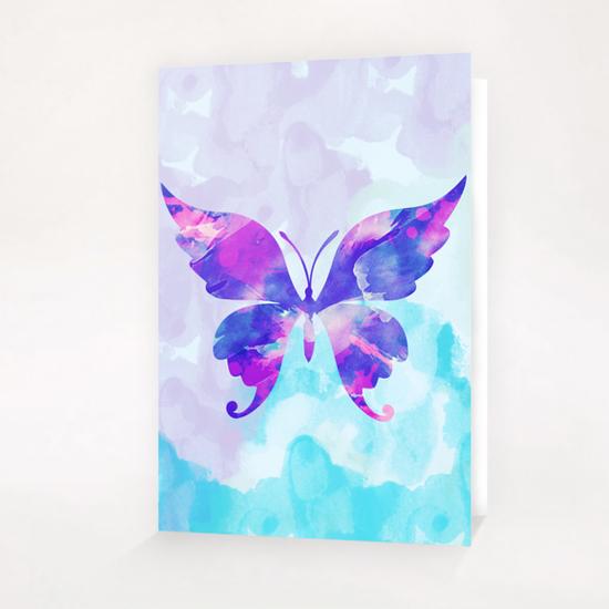 Abstract Butterfly Greeting Card & Postcard by Amir Faysal