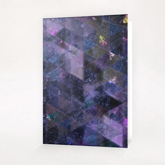 Abstract Geometric Background Greeting Card & Postcard by Amir Faysal