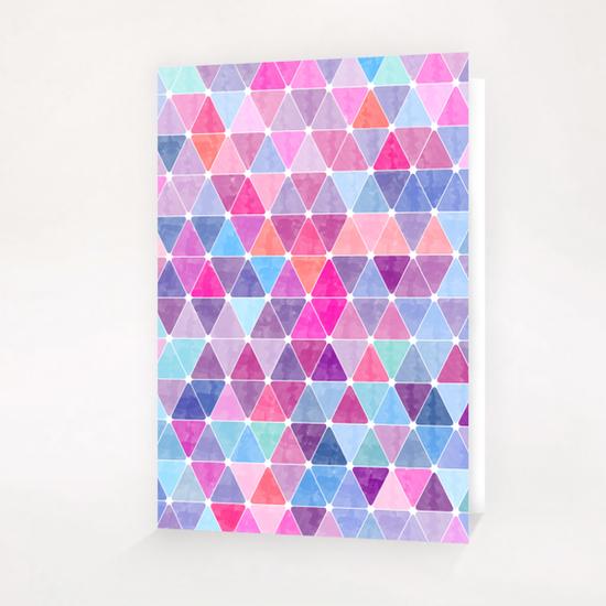 Colorful Geometric II Greeting Card & Postcard by Amir Faysal