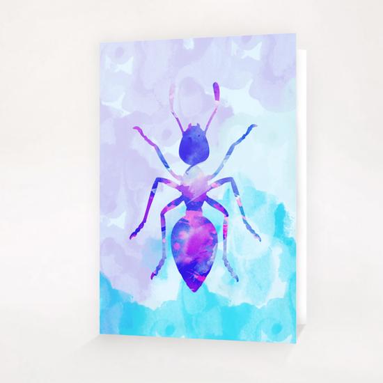Abstract Ant Greeting Card & Postcard by Amir Faysal