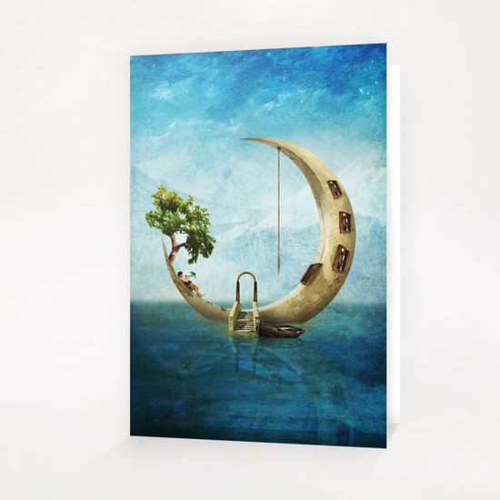 Home Sweet Moon Greeting Card & Postcard by DVerissimo