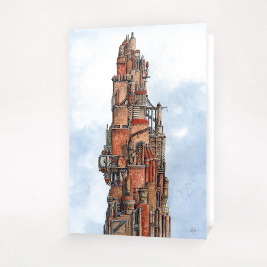 Industrial Revolution Greeting Card & Postcard by Davide Magliacano