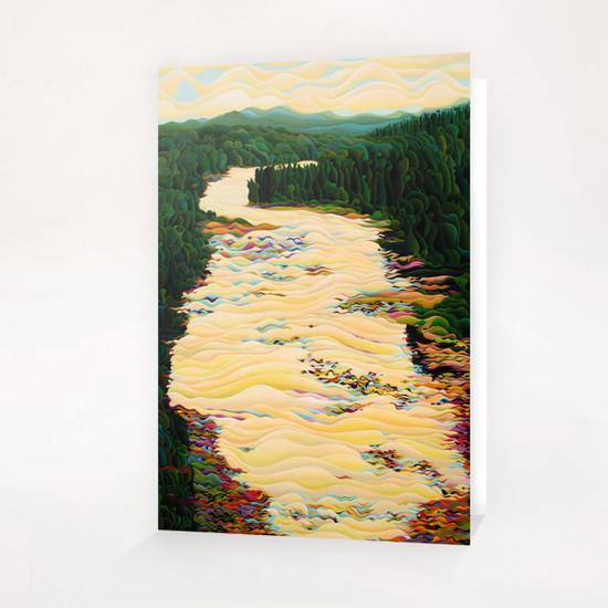Kakabeca River Dance Greeting Card & Postcard by Amy Ferrari Art