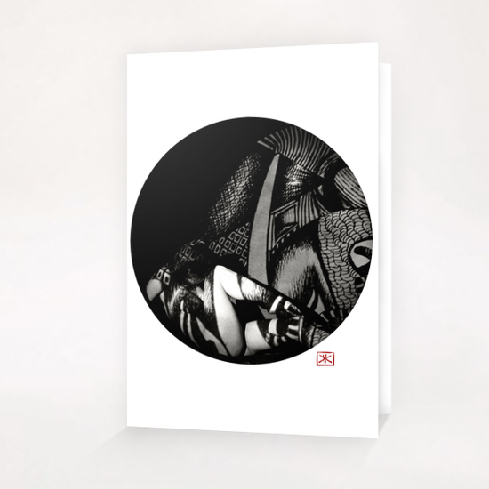 Lina 4 Greeting Card & Postcard by Denis Chobelet