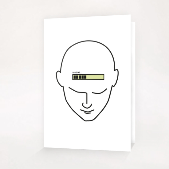 Loading Geek Greeting Card & Postcard by Yann Tobey