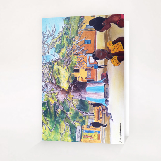 Maimouna,  Île de Gorée, Sénégal . Greeting Card & Postcard by Kapoudjian