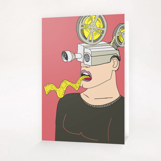 Mister Bobine Greeting Card & Postcard by Yann Tobey