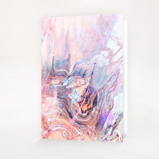 Multicolored saturated marble Greeting Card & Postcard by mmartabc