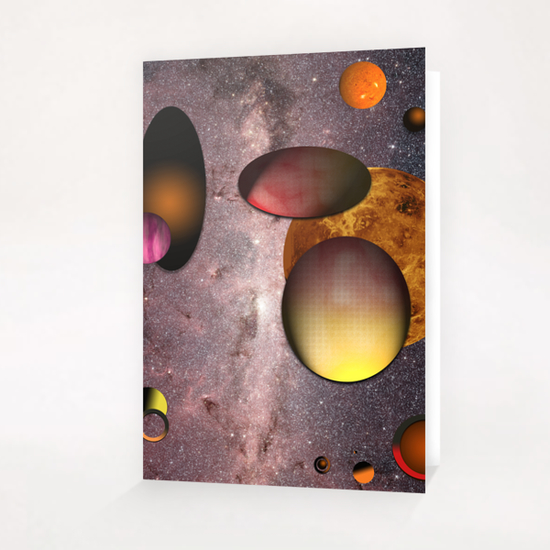 red planet Greeting Card & Postcard by Kapoudjian