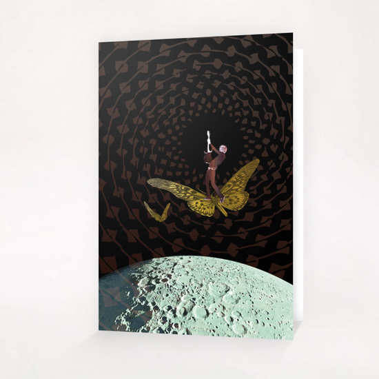 Rock the Moon Greeting Card & Postcard by tzigone