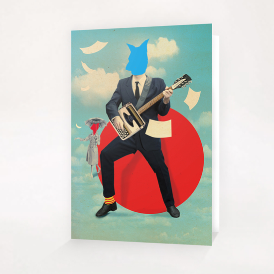 Rocker Greeting Card & Postcard by tzigone