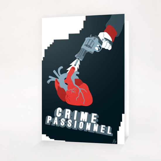 CRIME OF PASSION Greeting Card & Postcard by Francis le Gaucher